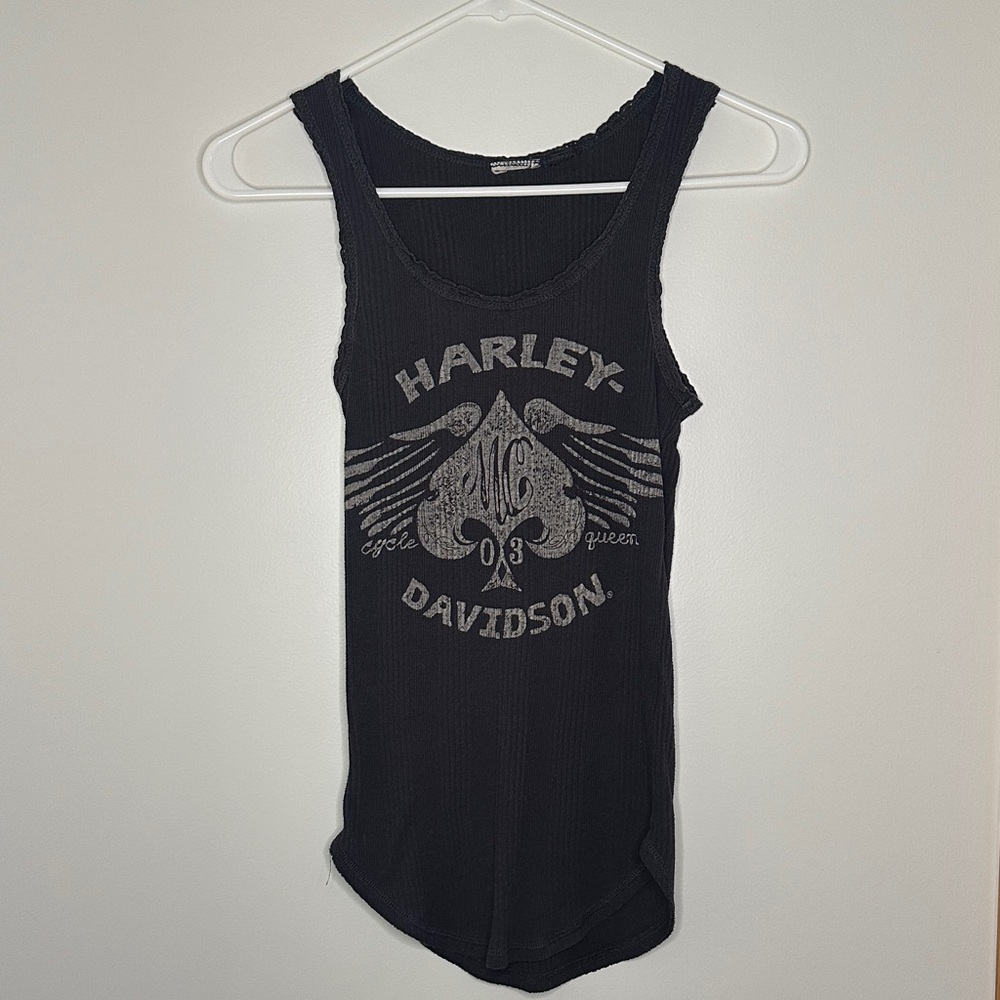Harley-Davidson Black Graphic Tank Top